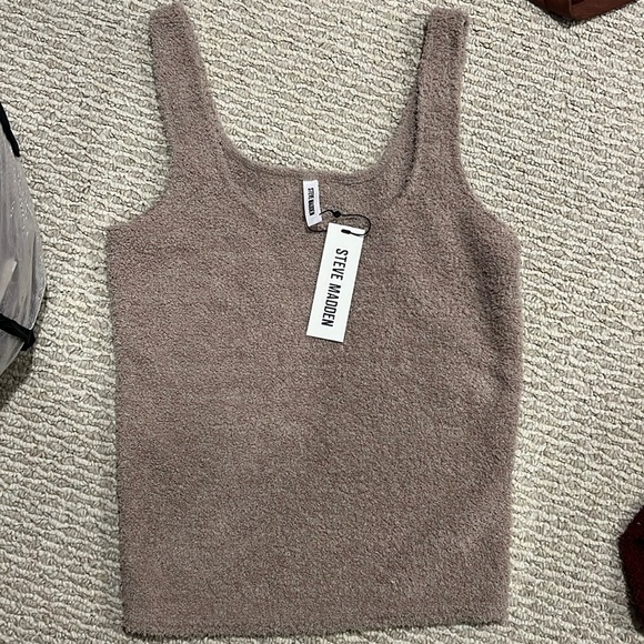 Steve Madden Tops - Steve Madden bark sweater tank